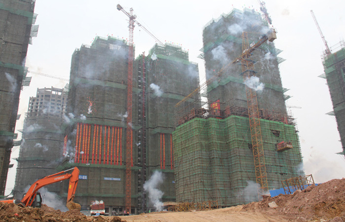 名邦?西城國(guó)際項(xiàng)目12#、15#、17#樓順利封頂
